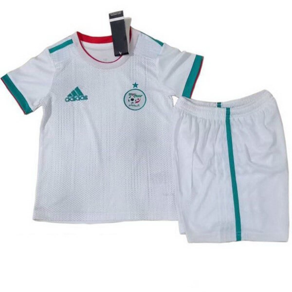 Maillot Football Algérie Exterieur Enfant 2019 Blanc